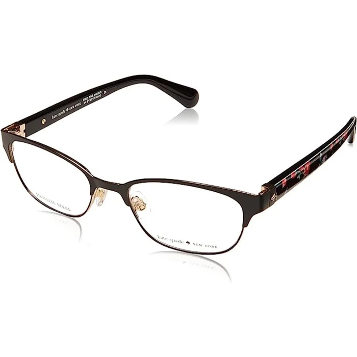 Kate Spade Women’s Eyeglasses – Black Pattern Metal Frame | KATE SPADE DIANDRA 0INA