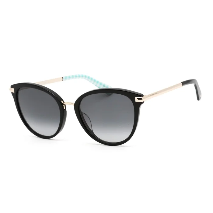 Kate Spade Women’s Sunglasses – Black/Gold Cat Eye Shaped Frame | SAVONA/G/S 0807 9O