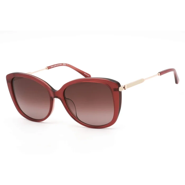 Kate Spade Women’s Sunglasses – Burgundy Butterfly Plastic Frame | LORENE/F/S 0LHF 3X