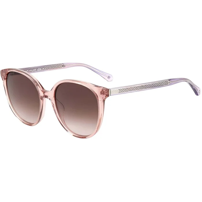 Kate Spade Women’s Sunglasses – Pink/Silver Round Acetate Frame | KIMBERLYN G/S 035J