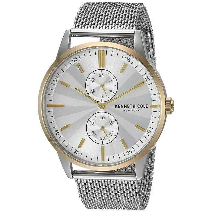 Kenneth Cole Men’s Quartz Watch – Dress Sport Silver Steel Bracelet | KC50562003