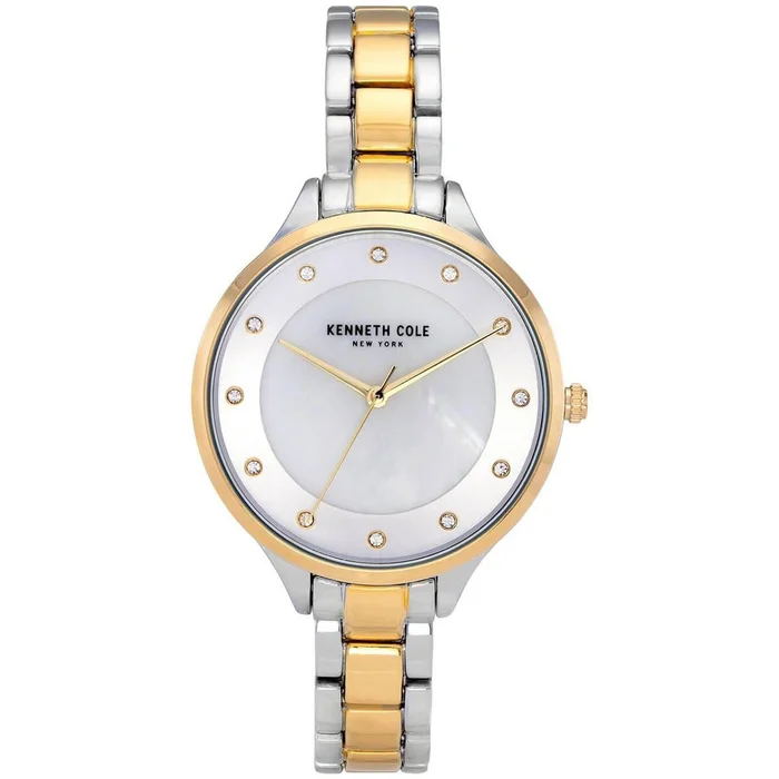 Kenneth Cole Women’s Crystal Watch – Classic Quartz Two Tone Bracelet | KC50940004