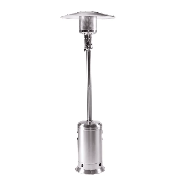 Legacy Heating 47000-BTU Stainless Steel Stainless Steel Floorstanding Liquid Propane Patio Heater