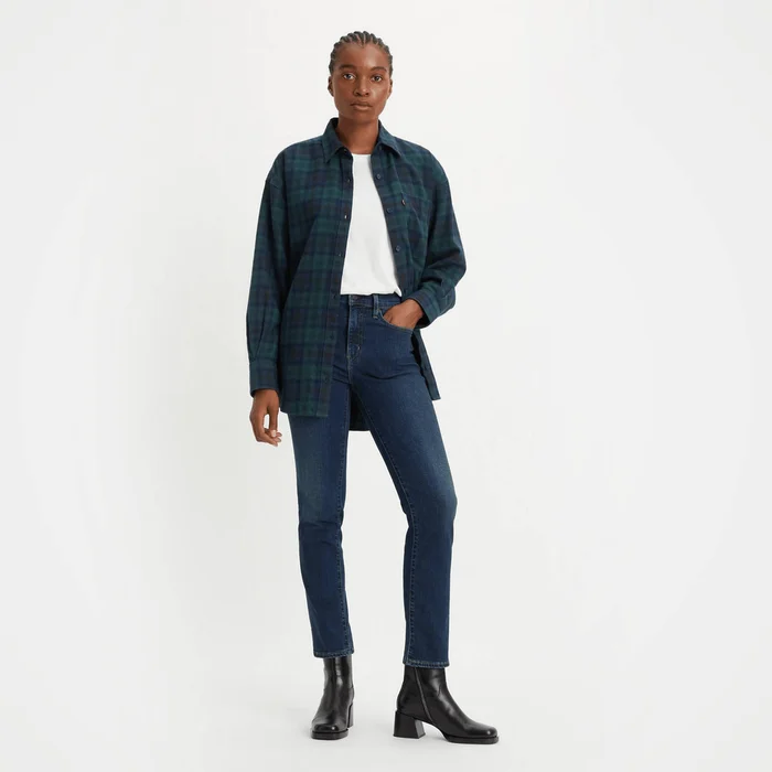Levi’s 724™ High Rise Straight Jeans In Blue Swell