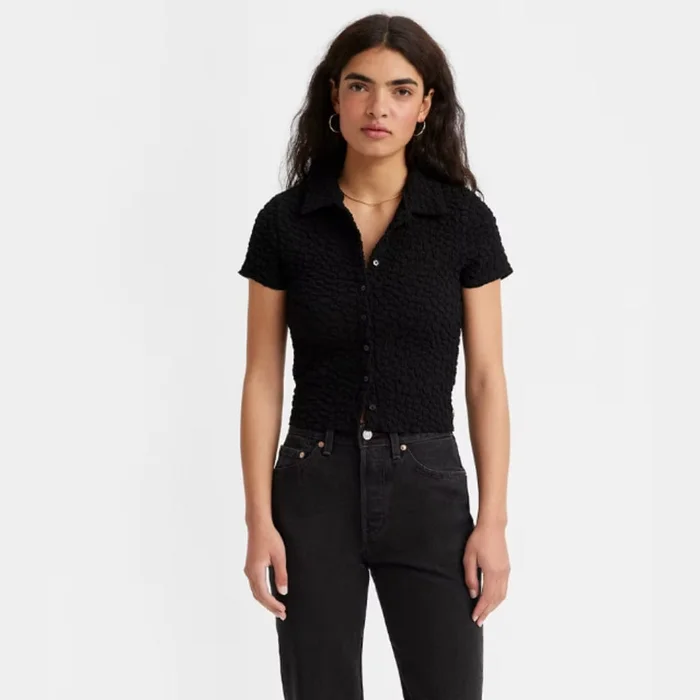Levi’s Cloud Button Up Blouse in Black