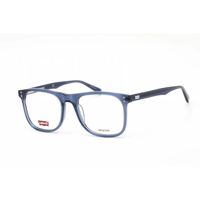Levi’s Men’s Eyeglasses – Clear Lens Blue Plastic Square Frame | LV 5004 0PJP 00