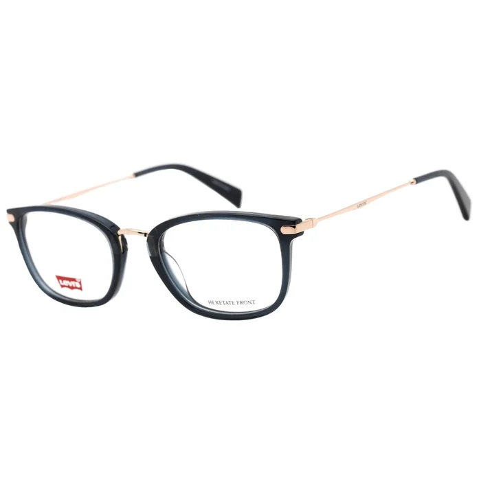 Levi’s Women’s Eyeglasses – Clear Lens Blue/Gold Rectangular Frame | LV 5007 0PJP 00