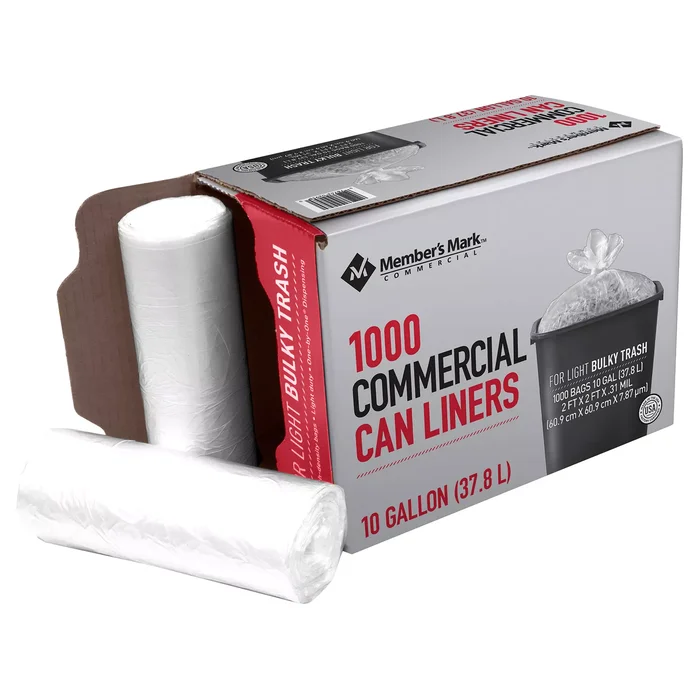 Member’s Mark 7-10 Gallon Commercial Trash Bags (1000 ct.)