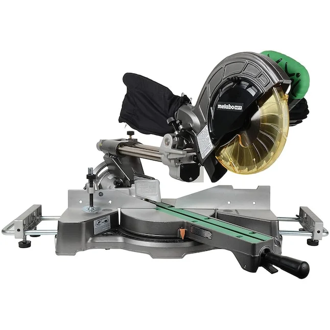 Metabo HPT Miter Saw C8FSESM 8-1/2-in Dual Bevel Sliding Compound Corded