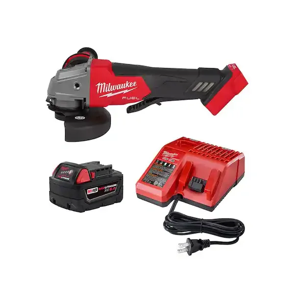 Milwaukee 18V Powerful Battery-Powered Angle Grinder Starter Kit