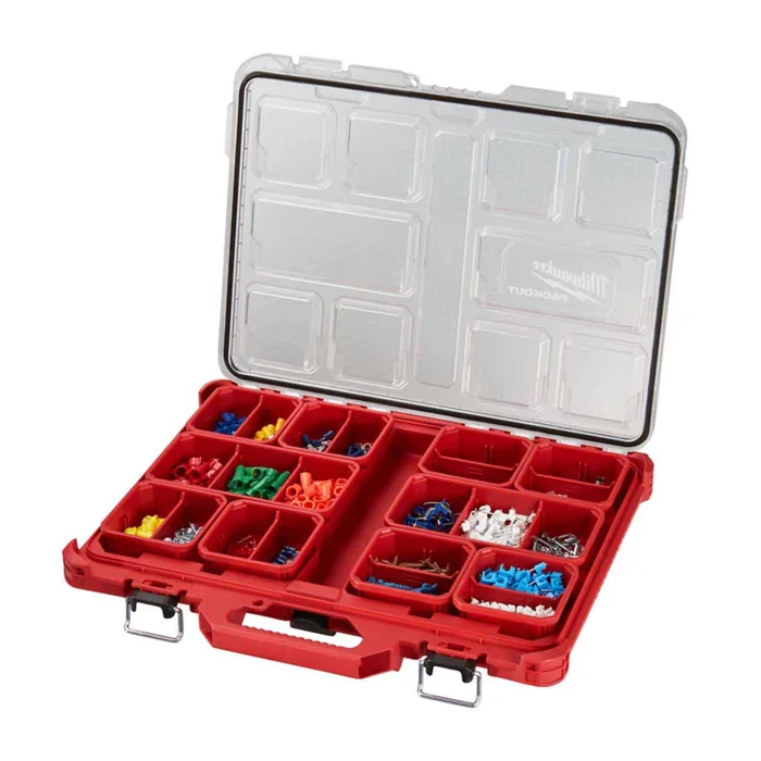 Milwaukee Packout 19.7 in. W X 2.5 in. H Organizer Impact-Resistant Poly 10 compartments Red