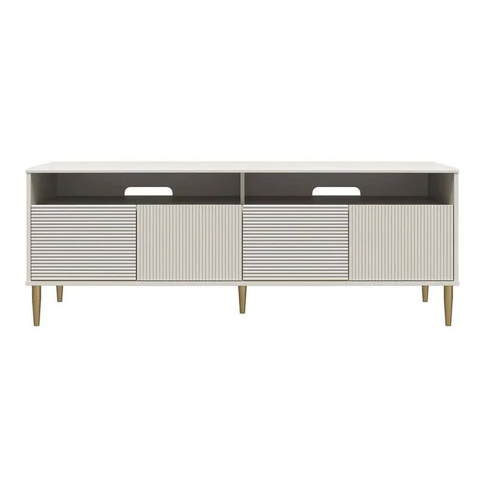 Mr. Kate Daphne 62.4 in Taupe TV Console Fits TV’s up to 65 in. with Doors