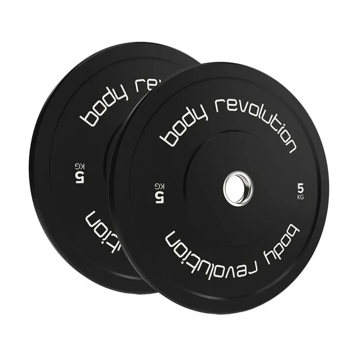 Olympic Bumper Plates Black 5kg Pair
