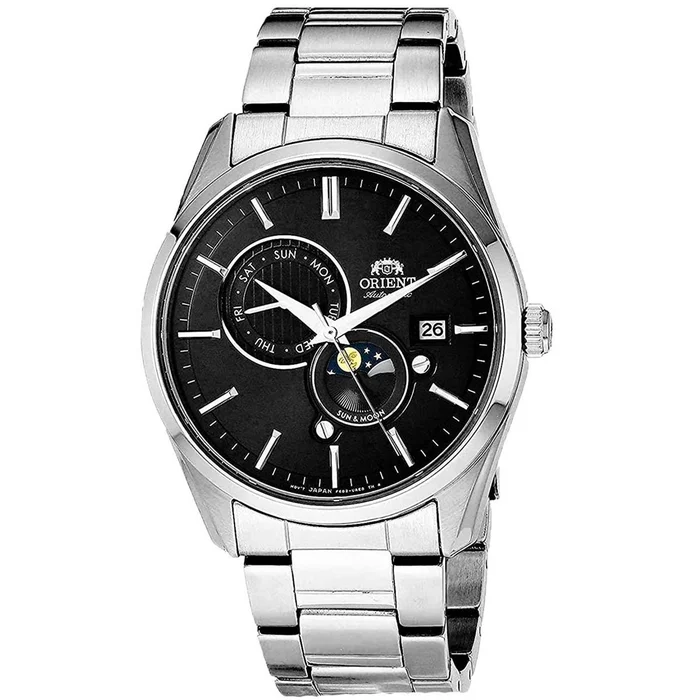 Orient Men’s Automatic Watch – Sun and Moon Version 5 Black Dial | RA-AK0302B10A