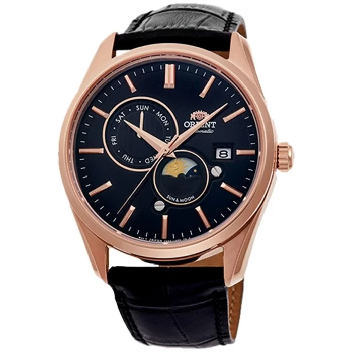 Orient Men’s Automatic Watch – Sun and Moon Version 5 Black Strap | RA-AK0304B10A