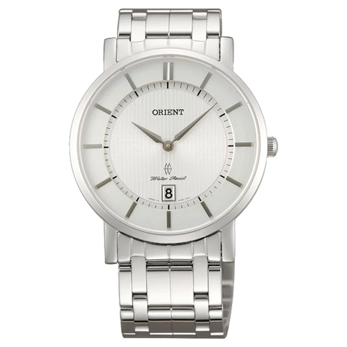 Orient Men’s Watch – Quartz White Dial Stainless Steel Bracelet | FGW01006W0