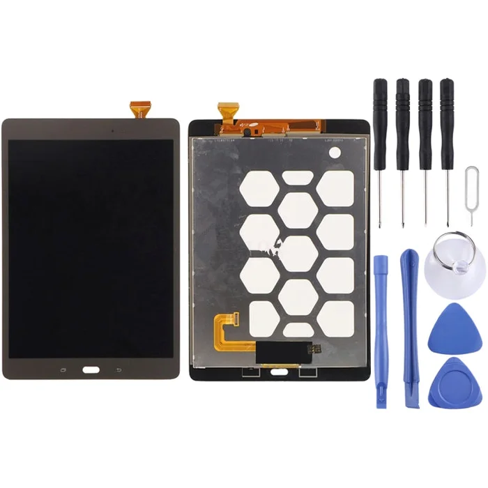 Original LCD Screen for Galaxy Tab A 9.7 / T550 T555 with Digitizer Full Assembly (Coffee)