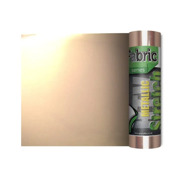 Pale Rose Gold Metallic Stretch HTV 140mm x 500mm