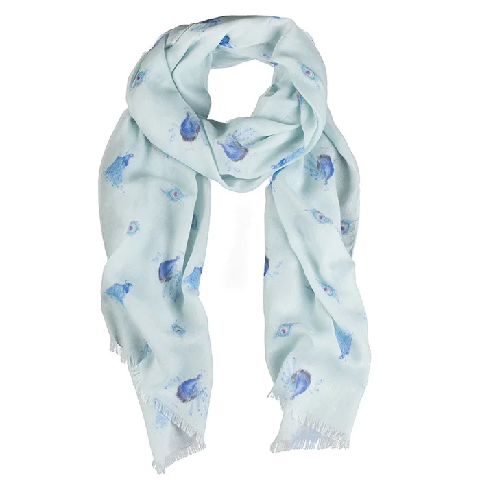 Practically Perfect Peacock Scarf