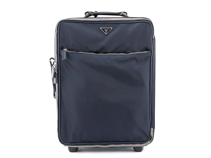 Prada Signature Nylon Rolling Suitcase