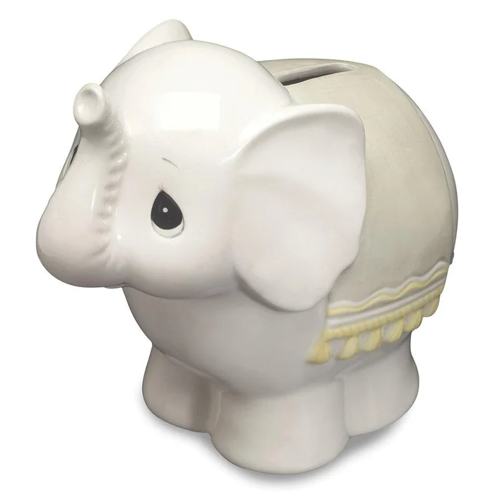 Precious Moments Ceramic Tuk Elephant Bank