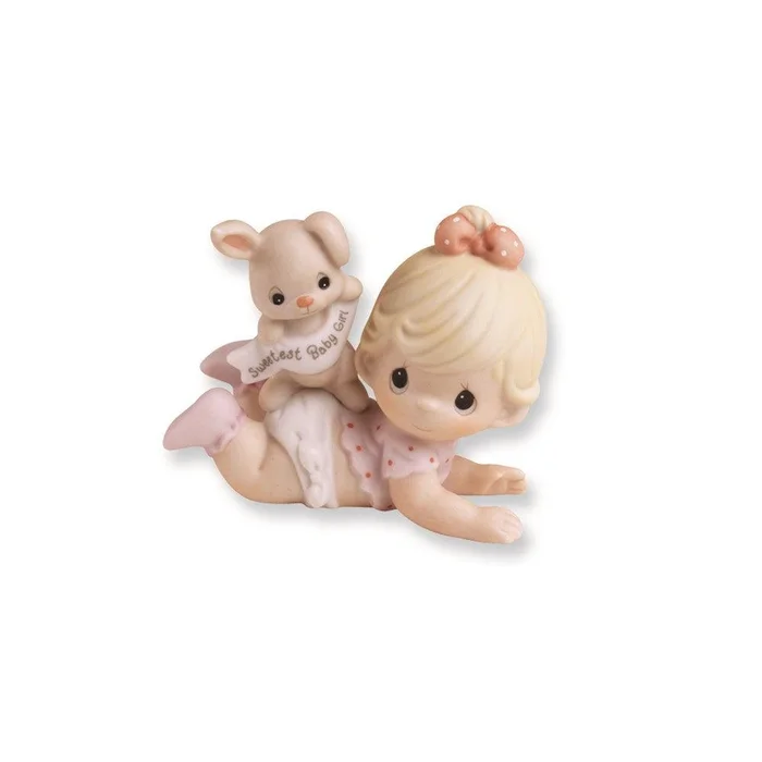 Precious Moments Porcelain Baby Girl Figurine
