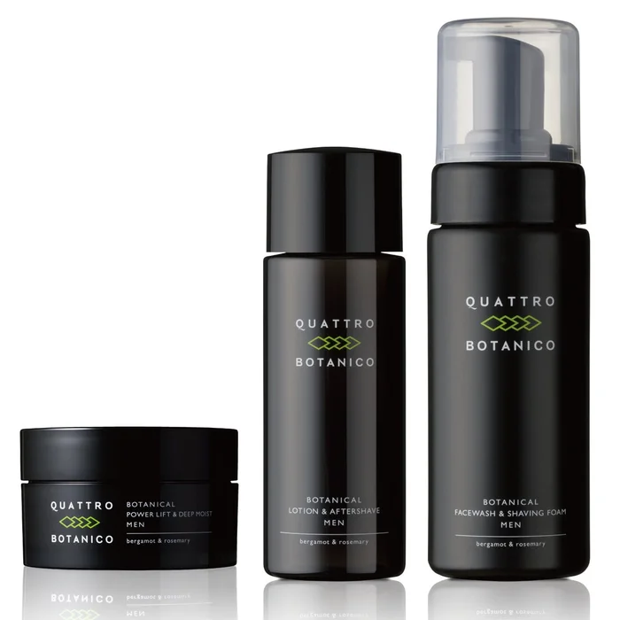 Quattro Botanico (men’s all-in-one lotion cream face wash) botanical skin care set CR men’s cosmetics (men’s skin care)