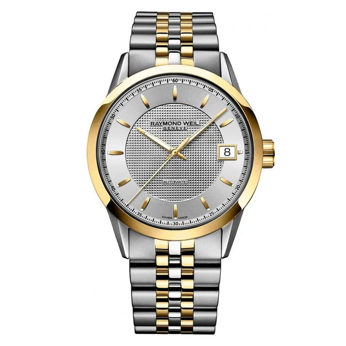 Raymond Weil Men’s Automatic Watch – Freelancer Power Reserve Silver Dial | 2740-STP-65021