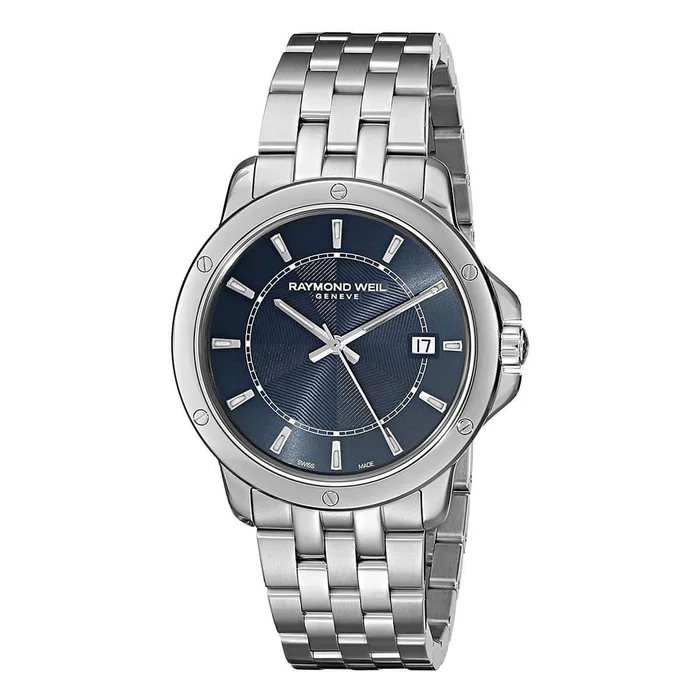 Raymond Weil Men’s Bracelet Watch – Tango Blue Dial Steel | 5591-ST-50001