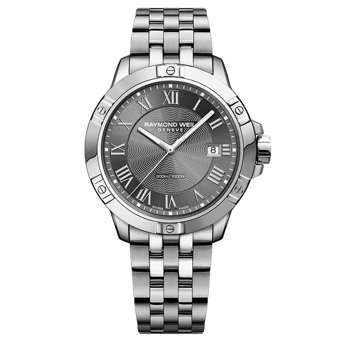 Raymond Weil Men’s Quartz Watch – Tango Grey Dial Silver Bracelet | 8160-ST-00608