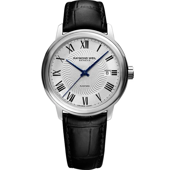 Raymond Weil Men’s Strap Watch – Maestro Automatic Silver Dial | 2237-STC-00659