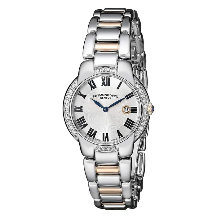 Raymond Weil Women’s Diamond Watch – Jasmine Silver Dial Date | 5229-S5S-01659
