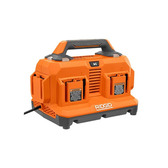 RIDGID 18V 6-Port Sequential Charger