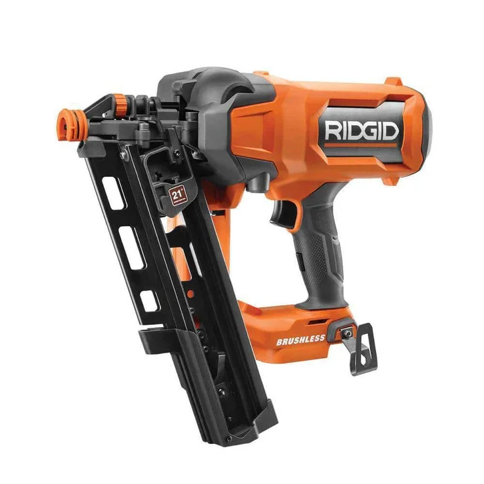 RIDGID R09894B 18V Brushless Cordless 21° 3-1/2 in. Framing Nailer (Tool Only)