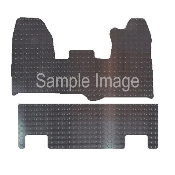 Rubber Tailored Car Mat – Ford Transit Custom DC2SD [With 4 Clips] (2015 Onwards) – Pattern 3850