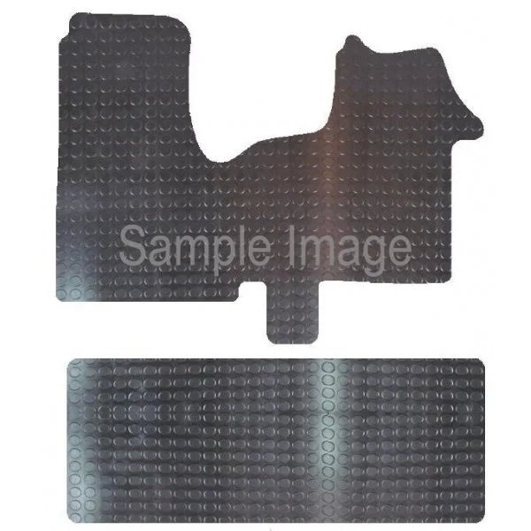 Rubber Tailored Car Mat – Renault Traffic / Vauxhall Vivaro Crew Cab (2014 Onwards) – Pattern 3478