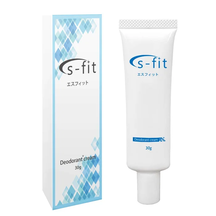 s-fit Deodorant Cream, 1.1 oz (30 g), Antiperspirant, Deodorizing, Deodorant, Armpit Gamiga, Armpit Sweat, Hand Sweat, Body Odor, Side and Feet, Deodorizing, Foot Odor, Quasi-drug Product