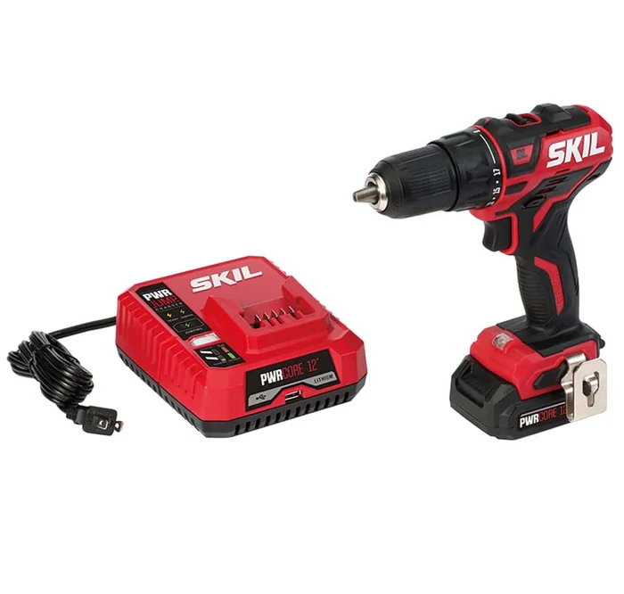 SKIL PWR CORE 12-volt 1/2-in Brushless Cordless Drill(1 Li-ion Battery Included and Charger Included)