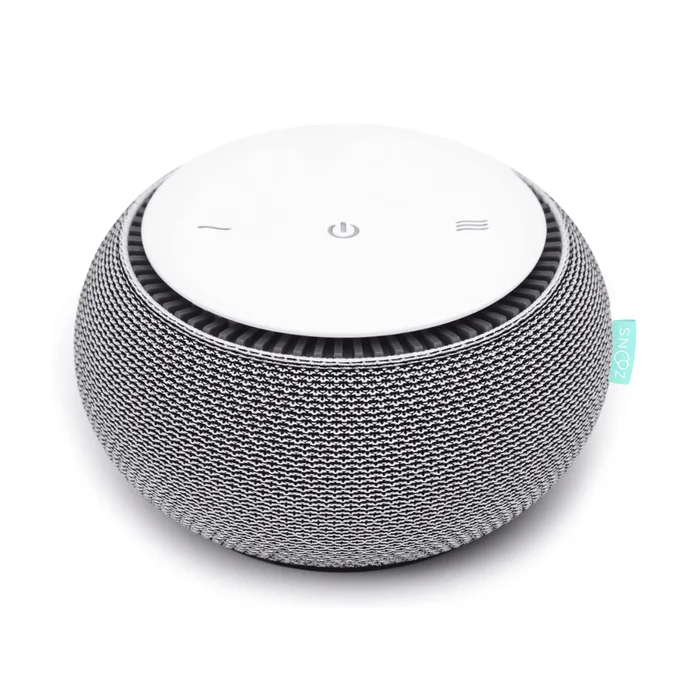 SNOOZ Smart White Noise Machine – Real Fan Inside for Non-Looping White Noise Sounds, Cloud