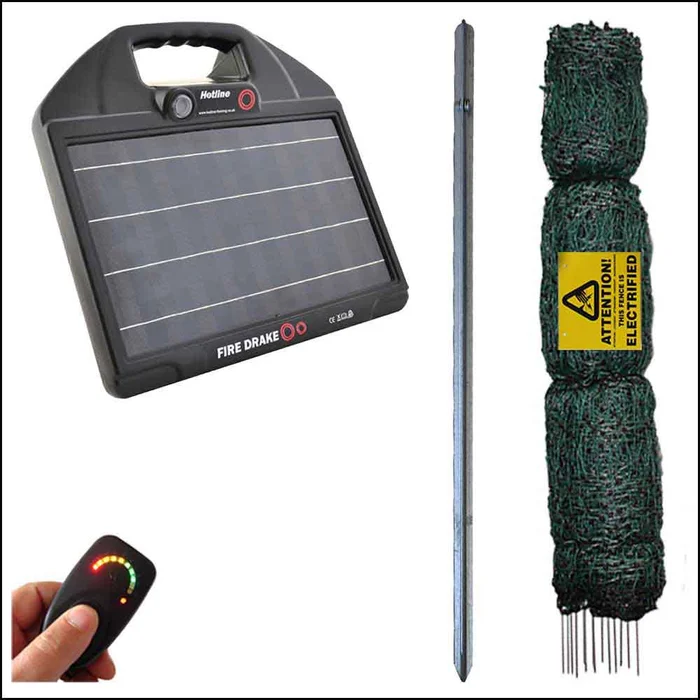Solar Powered Electric Poultry Netting Kit – 25m
