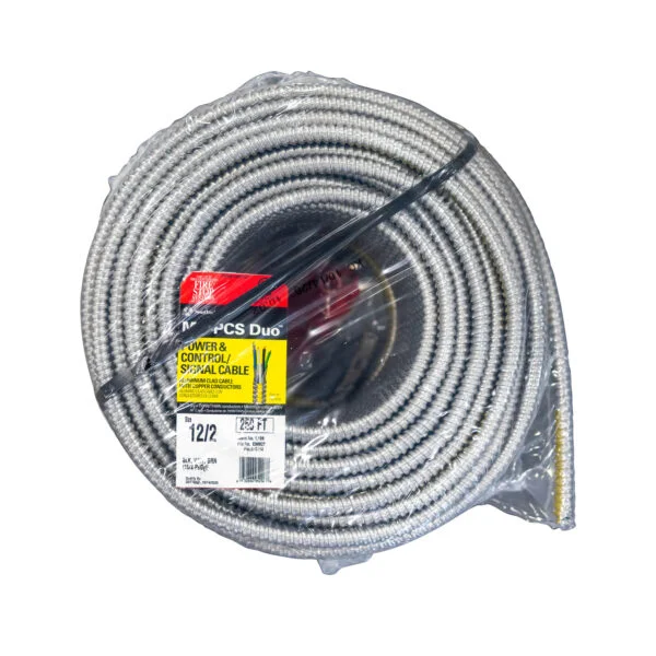 Southwire MC-PCS Duo power and control/signal cable 250-Feet 12 / 4 Stranded Aluminum MC (Metal Clad) Cable