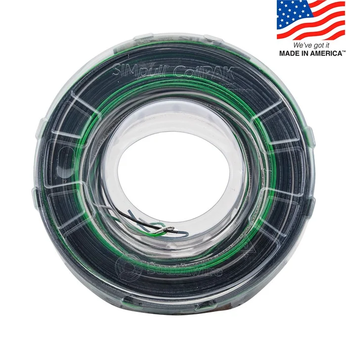 Southwire SIMpull CoilPAK 350-Feet 12 -AWG Black/White/Green Solid Copper THHN wire ( By-the-roll )