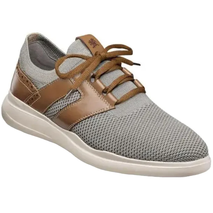 Stacy Adams Men’s Sneaker – Moxley Lace Up, Gray Multi, Size 9M | 25435-062-090M