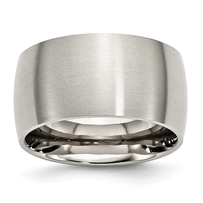 Stainless Steel 12mm Brushed Band