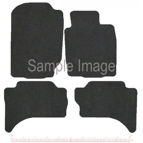 Standard Tailored Car Mat – Mitsubishi L200 Double Cab (2015 Onwards) – Pattern 3661