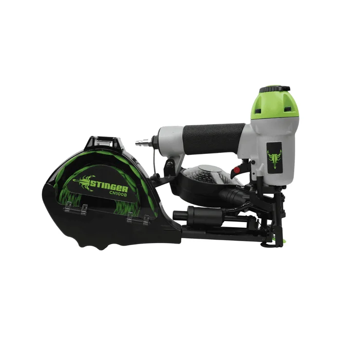 STINGER CN100B Cap Nailer 1-in 15-Degree Pneumatic Roofing Nailer