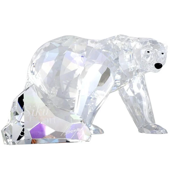 Swarovski Figurine – Clear Crystal Siku Polar Bear with Iceberg Plaque | 1053154