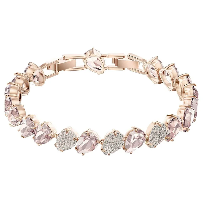 Swarovski Women’s Bangle Bracelet – Pink Crystal Rose Gold Plated | 5451087
