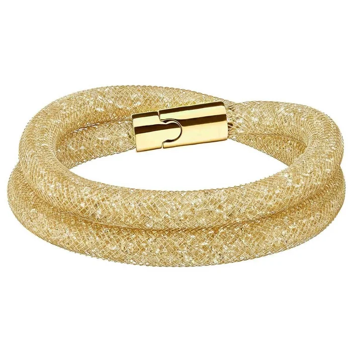 Swarovski Women’s Bracelet – Stardust Deluxe Crystal Fishnet Tube, Medium | 5159277