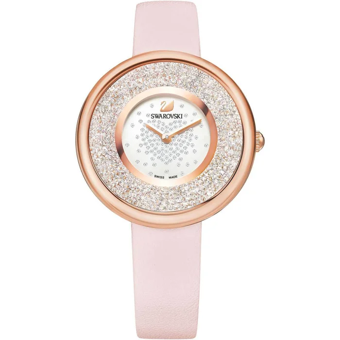 Swarovski Women’s Crystal Watch – Crystalline Pure Pink Strap | 5376086